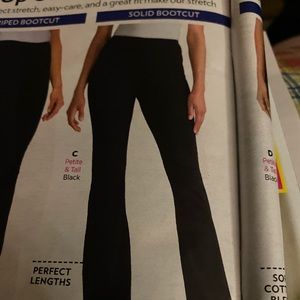 Woman Within 2X bootcut yoga pants. Not worn much.**BIGGER THAN PICTURE**